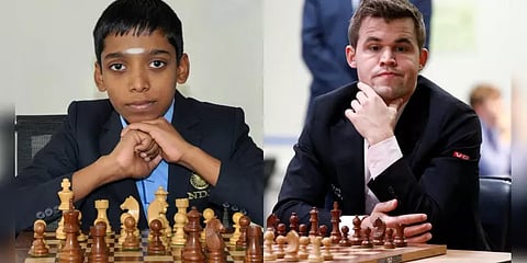 உலக சாம்பியன் கார்ல்சனை வீழ்த்தினார் பிரக்ஞானந்தா! ஆனாலும் கார்ல்சன்தான் சாம்பியன்-எப்படி?