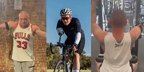 தீவிர உடற்பயிற்சியால் பறிபோன கை.. ஆனாலும், தன்னம்பிக்கையால் மிரள வைத்த ஆஸி., நபர்!