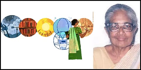 `இந்தியாவின் வானிலை பெண்’ அன்னா மணி 104-வது பிறந்தநாள்: சிறப்பு டூடுல் வெளியிட்ட கூகுள்!