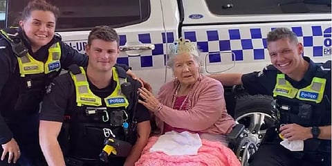 தனது 100வது பிறந்தநாள் கொண்டாட்டத்தில் கைதான பாட்டி - அப்படி என்ன செய்தார்?