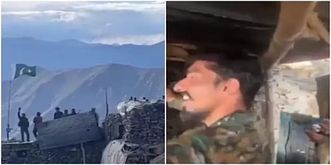 பஞ்சாபி பாடலுக்கு ஒரே நேரத்தில் நடனமாடிய இந்தியா - பாக். ராணுவ வீரர்கள் - வைரல் வீடியோ