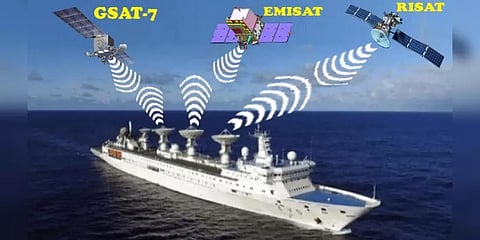 சீன உளவு கப்பலுக்கு ஷாக் கொடுத்த இந்திய செயற்கைக்கோள்கள்.. நடுக்கடலில் நடந்த சம்பவம்!