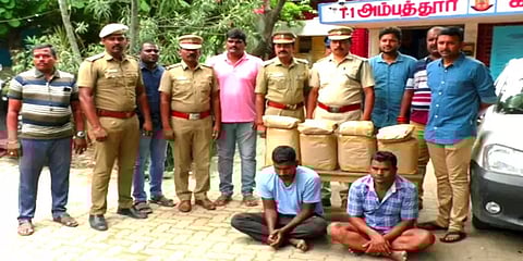 அம்பத்தூர்: சொகுசு காரில் வந்து கஞ்சா விற்பனை – ஒடிசாவைச் சேர்ந்த இருவர் கைது