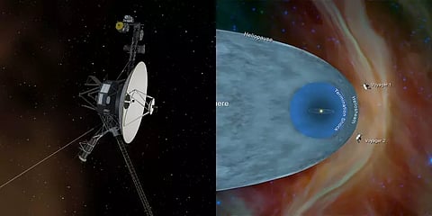 சூரிய குடும்பத்திற்கு வெளியே பறக்கும் விண்கலத்தில் பழுது; விஞ்ஞானிகள் செய்த அற்புதம்!