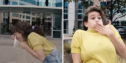 ”நம்ப மாட்டீங்கனு தெரியும்; அதான் இங்கயே வாந்தி..” காப்பீடு பணத்துக்காக பெண் செய்த ஸ்டண்ட்