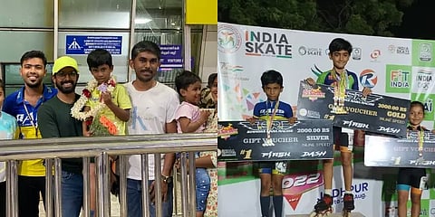 தேசிய ஸ்கேட்டிங் சாம்பியன்ஷிப்: வெள்ளிப் பதக்கம் வென்று அசத்திய ஈரோடு சிறுமி