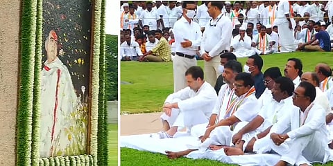 `பாரத ஒற்றுமை பாதயாத்திரை’: ராஜீவ் காந்தி நினைவிடத்தில் மரியாதை செய்த ராகுல் காந்தி!