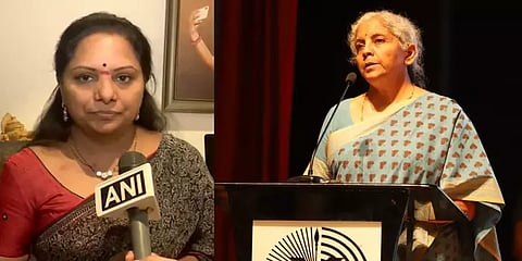 ’வாஜ்பாய் காலத்தில் கூட பிரதமர் படம் இல்லை' - நிர்மலா சீதாராமனுக்கு கேசிஆர்-ன் மகள் பதிலடி