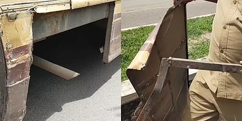 நடுவழியில் கழண்டு விழுந்த அரசு பேருந்தின் பாகங்கள்! பீதியில் உறைந்த பயணிகள்! மதுரை சம்பவம்