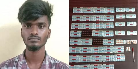 போதை மாத்திரைகளை வீட்டுக்கே டோர் டெலிவரி செய்த இளைஞர் கைது! சிக்கியது எப்படி?