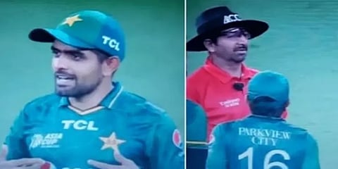 'கேப்டனான நான் கேட்டேனா..' தானாக டிஆர்எஸ் கொடுத்த அம்பயரிடம் கடுப்பான பாபர் அசாம்!