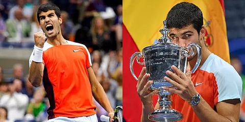 19 வயதில் அமெரிக்க ஓபனை வென்று வரலாறு படைத்தார் அல்காரஸ்!