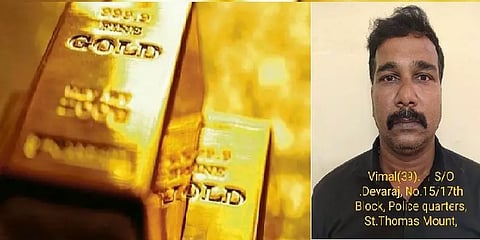 அரும்பாக்கம்: தங்கம் திருடியதாக குருவியை சிக்க வைத்த காவலர் உட்பட 3 பேர் கைது.!