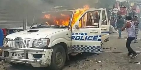 மேற்கு வங்கத்தில் வன்முறையில் முடிந்த பாஜக பேரணி!