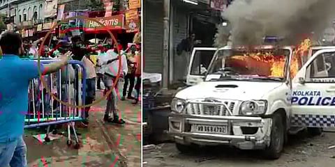 மேற்கு வங்கம்: பாஜக-வினரால் கடுமையாக தாக்கப்பட்ட காவல் உதவி ஆணையர்! அச்சுமூட்டும் வீடியோ