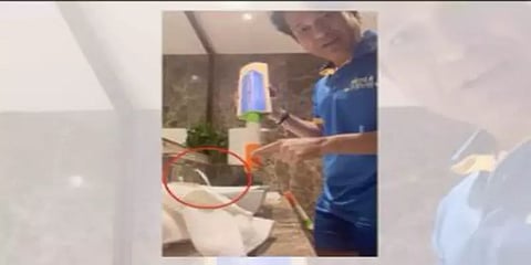 ''SAVE WATER'' என்று சொன்னது என்னாச்சு சச்சின்?! - விமர்சனத்துக்கு உள்ளாகும் வீடியோ!