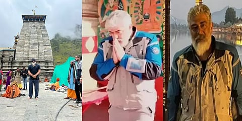 ஆன்மிகப் பயணத்தில் கலக்கும் நடிகர் அஜித் - வைரலாகும் புகைப்படங்கள்