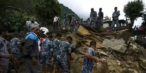 நேபாளத்தில் கடும் மழையால் நிலச்சரிவு - 14 பேர் உயிரிழப்பு; 10 பேர் மாயம்