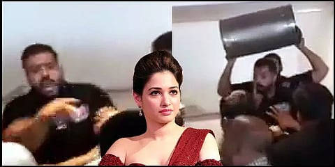 மோதலில் முடிந்த வாக்குவாதம்... ஊடகத்தினரை தாக்கிய நடிகை தமன்னாவின் பாதுகாவலர்கள்?!