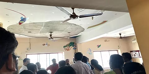 வேளச்சேரியில் சீலிங் விழுந்து குழந்தைகள் காயமடைந்த விவகாரம் – பள்ளி நிர்வாகம் மீது வழக்கு