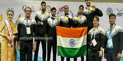 தாய்லாந்து: மாற்றுத்திறனாளிகளுக்கான பேட்மிண்டனில் தங்கங்களை வாரிக்குவித்த தமிழக மாணவி