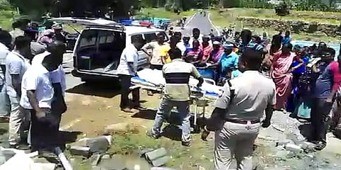 ராசிபுரம்: கட்டி முடிக்கப்பட்ட ஒரேவாரத்தில் இடிந்து விழுந்த தண்ணீர் தொட்டி–பெண் உயிரிழப்பு