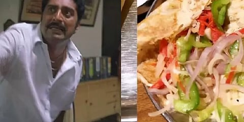 ”ப்பா.. இது தோசை இல்லப்பா; சேலட்!!” - வைரலாகும் மெக்சிகன் தோசை; முகம் சுழிக்கும் Foodies