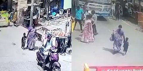 ஸ்ரீரங்கத்தில் கடத்தப்பட்ட குழந்தை சமயபுரத்தில் மீட்பு - சிசிடிவியில் சிக்கிய பெண் யார்?