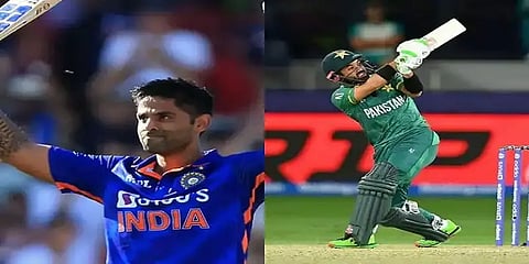 ஐசிசி டி20 தரவரிசை: பாகிஸ்தான் வீரர் முகமது ரிஸ்வானின் முதல் இடத்தை நெருங்கிய சூரியகுமார்