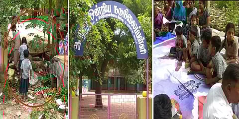 `எங்க ஸ்கூல்ல கஜா புயல் சேதங்களை சரிசெஞ்சு கொடுங்க’-கிராம சபை கூட்டத்தில் பேசிய குழந்தைகள்