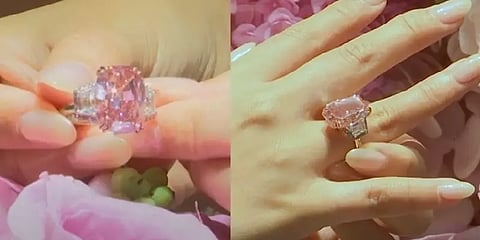 இங்கிலாந்து ராணிக்கு பிடித்தமான பிங்க் வைரம்.. எத்தனை கோடிக்கு ஏலம் போனது தெரியுமா?