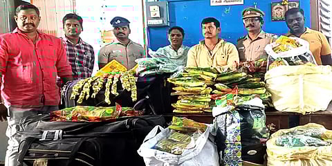 ரயிலில் கடத்திவரப்பட்ட 40 கிலோ கஞ்சா சாக்லெட்டுகள் பறிமுதல் - ஒடிசா இளைஞர் கைது