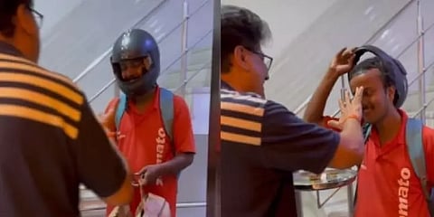 ”வாங்க வாங்க உங்களுக்காகதான் காத்திருக்கோம்” ஃபுட் டெலிவரி Boy-க்கு ஆரத்தி எடுத்த கஸ்டமர்!