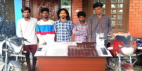 போதைக்காக வலி நிவாரணிகள் பயன்படுத்துவதா? 3000 மாத்திரைகள், 30 ஊசிகள் பறிமுதல்; ஐவர் கைது