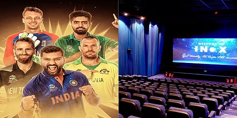 டி20 உலகக் கோப்பை: இந்திய அணி விளையாடும் போட்டிகள் ஐநாக்ஸ் திரையரங்குகளில் நேரடி ஒளிபரப்பு