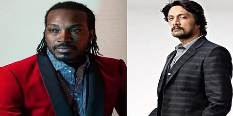 டி10: கிறிஸ் கெயில், சுதீப் துவங்கி வைத்த நட்சத்திர ‘சூப்பர் 10’ கிரிக்கெட் போட்டி