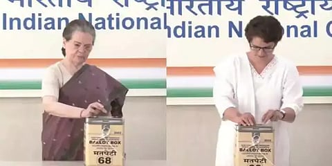 காங்கிரஸ் கட்சியின் அடுத்த தலைவர் யார்? - ராகுல் காந்தி கர்நாடகாவில் வாக்களித்தார்!