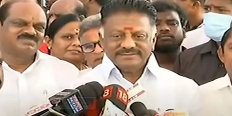 அதிமுக சார்பில் ஜனநாயக கடமையாற்றவே பேரவைக்கு வந்துள்ளோம் - ஓ.பன்னீர்செல்வம்