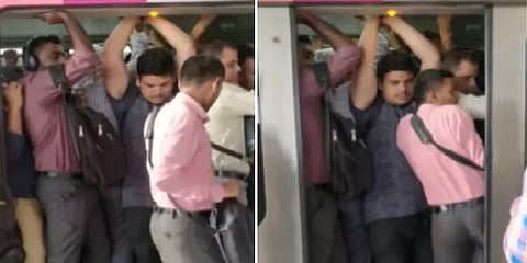 ””எனக்கு இந்த இடம் மட்டும் போதும்... போயிடுவேன்”- மெட்ரோ ரயிலில் மும்பைவாசியின் அட்டகாசம்!