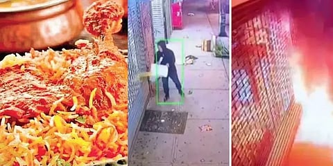 ஆர்டர் செய்த சிக்கன் பிரியாணி வழங்கவில்லை எனக் கூறி உணவகத்திற்கு தீ வைத்த வாடிக்கையாளர்!