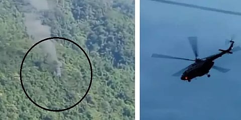 விபத்துக்குள்ளான ராணுவ ஹெலிகாப்டர்... என்ன ஆனார்கள் அதில் பயணித்தவர்கள்?