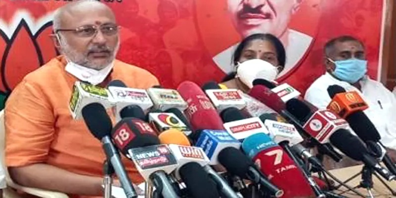 திமுக அரசு நடவடிக்கை எடுக்கவில்லை எனில் மத்திய அரசு தீர்வை காணும் - சி.பி.ராதாகிருஷ்ணன்