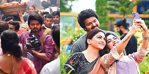 ”படம் ரீமேக்னா ஓகே.. ஷூட்டிங் ஸ்பாட் கூடவா?” - ’வாரிசு’ ஃபோட்டோஸால் கிளம்பிய பரபரப்பு!