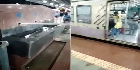 ”ரயில்வேயின் சேவை தேவை...” பயணிகள் மீது பாய்ச்சி அடிக்கும் பிளாட்ஃபார்ம் ஷவர்! Viral Video