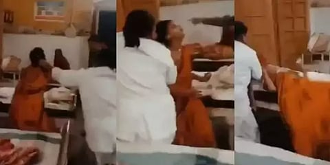 உ.பி: நோயாளியின் முடியைப் பிடித்து இழுத்துச்சென்ற நர்ஸ் - என்ன நடந்தது? #viralvideo