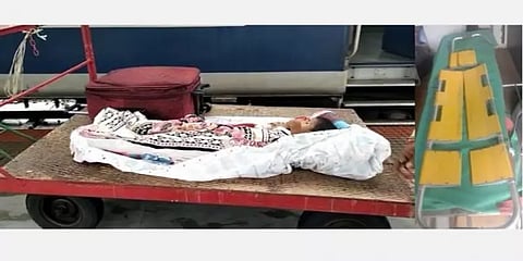 புதுச்சேரி: சிறுவனை சிகிச்சைக்கு தள்ளுவண்டியில் கொண்டு சென்ற அவலம்