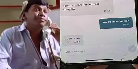 ”டேஸ்ட்டா இருக்கு.. நான் சாப்ட்டுக்குறேன்” - மோசம் செய்த டெலிவெரி பாய்.. கடுப்பான கஸ்டமர்!