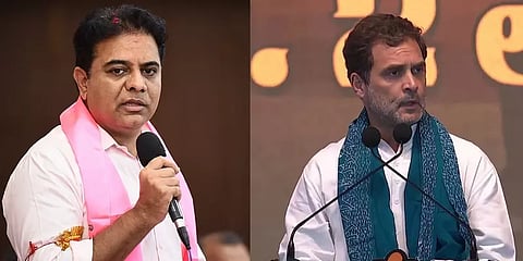 ``சொந்த தொகுதியை கூட கைப்பற்றாத சர்வதேச தலைவர் ராகுல் காந்தி”- கே.டி.ராமராவ்