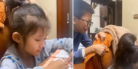 கணக்கு சொல்லிக்கொடுத்ததால் கடுப்பு; விரக்தியில் தேம்பி அழுத சிறுவன்: வைரல் வீடியோ பின்னணி