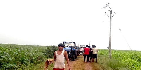 திடீரென அறுந்து விழுந்த மின்கம்பி... ஆறு கூலித்தொழிலாளர்கள் பரிதாபமாக உயிரிழப்பு